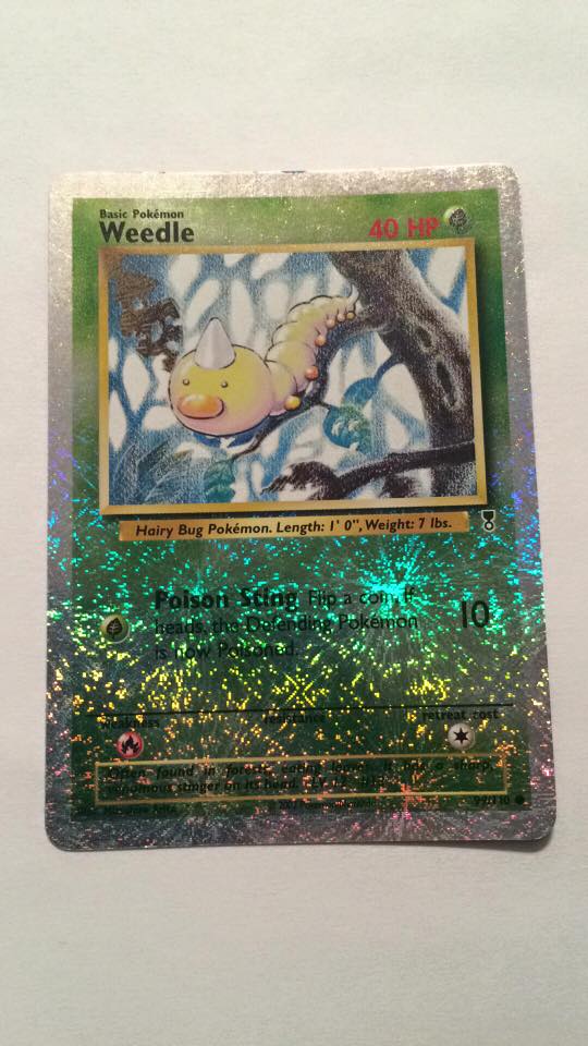 shiny weedle pokemon card - (5/108) - XY Evolutions the Defending Pokmon is now Paralyzed. Weedle (115) Skyridge - Common