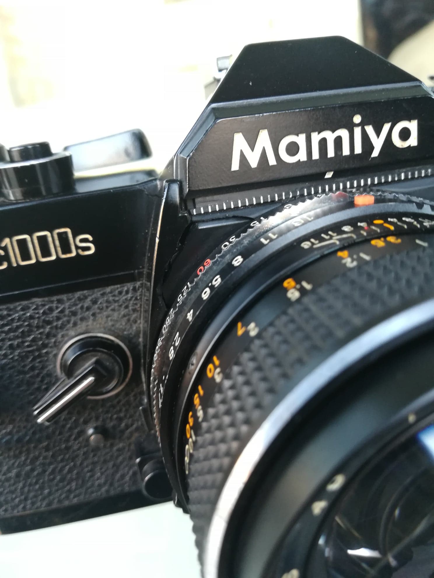 Vintage Mamiya NC1000 Camera with Mamiya Sekor CS 50mm f1.4 Lens