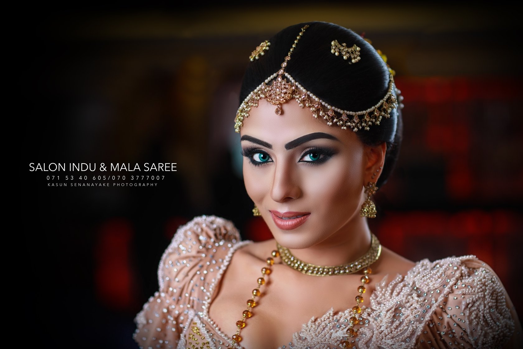 Beautiful Model Danielle... - Salon Indu and Mala Saree