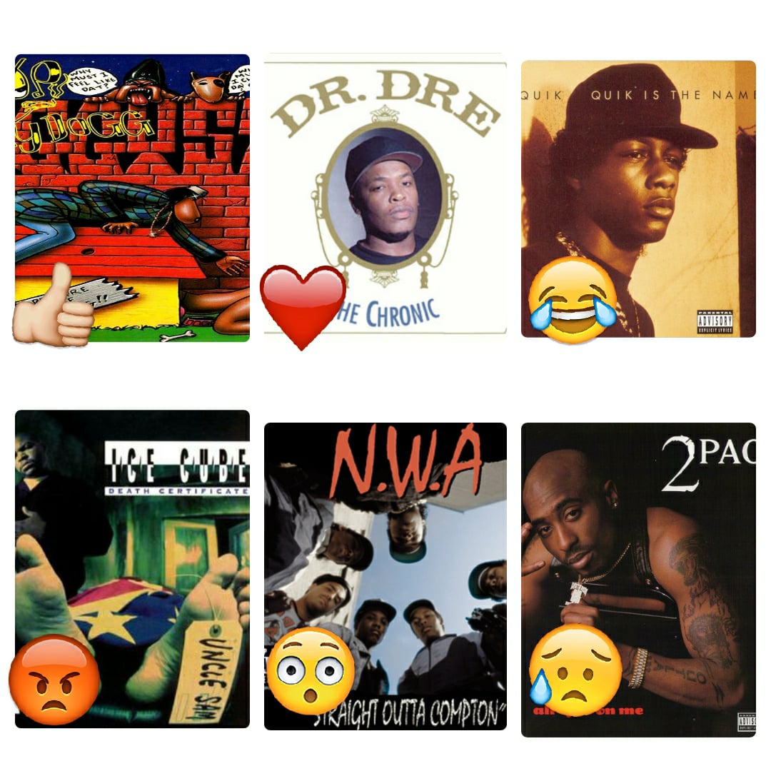 So much West Coast Hip-Hop in one picture 👏