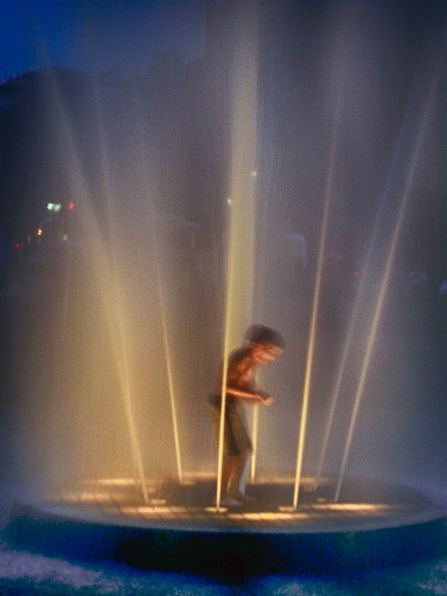 1957. At The Washington Square Fountain. David Heath, photog.