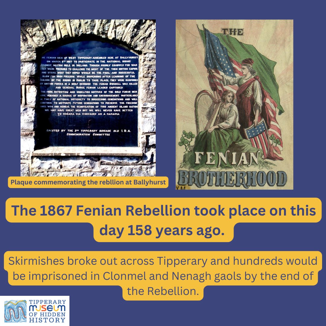 Tipperary - The 1867 Fenian rebellion happened on this day 158 years ...