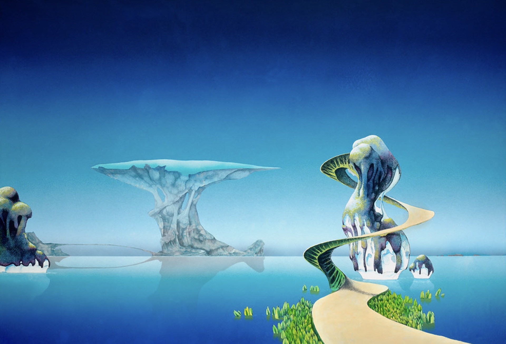 Roger - Pathways, 1973 This is the fourth painting of a sequence ...
