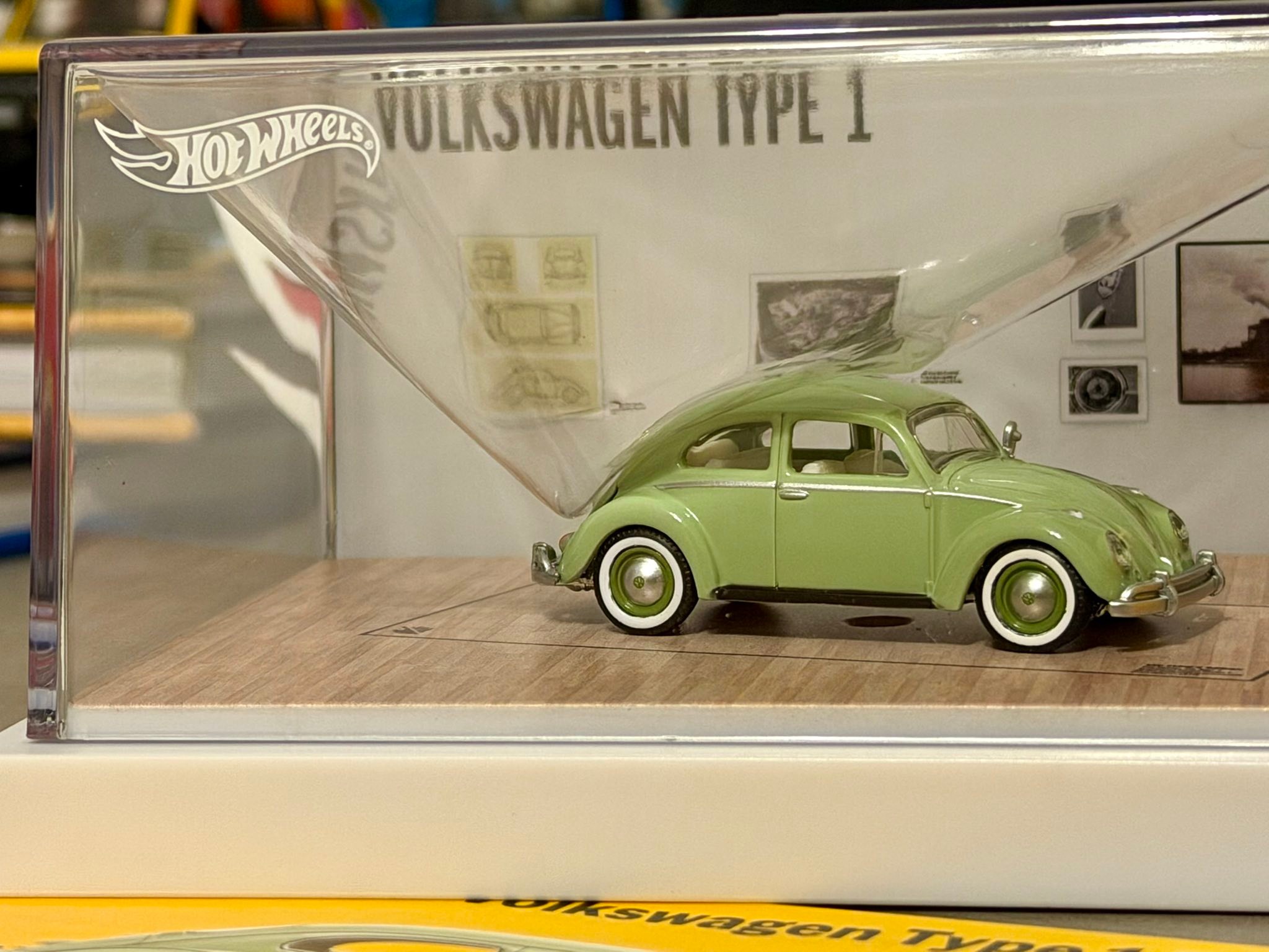 The Hot Wheels x MoMA VW Beetle Type 1 Sedan is back in stock at