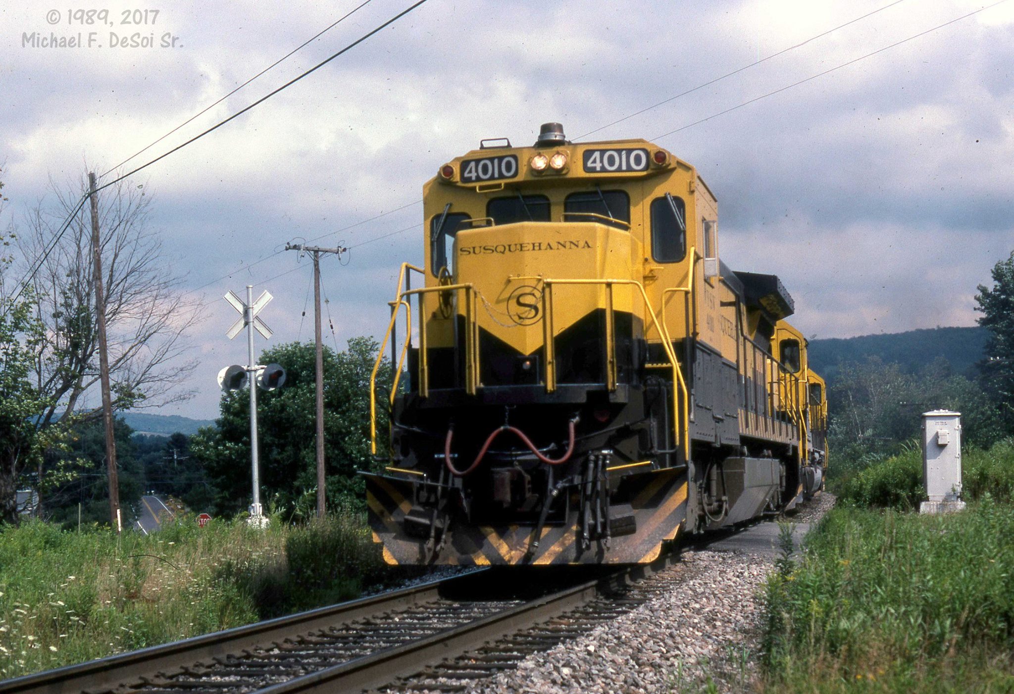 D&H train with engine c420 406 in East Binghamton, NY 【並行輸入品 