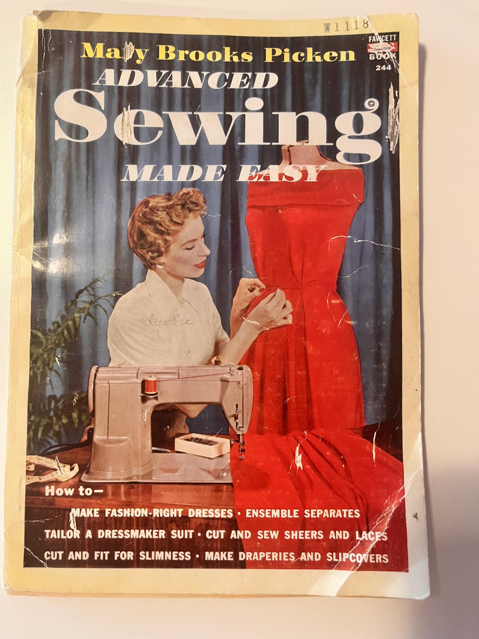 Vintage sewing pattern find with no copyright date