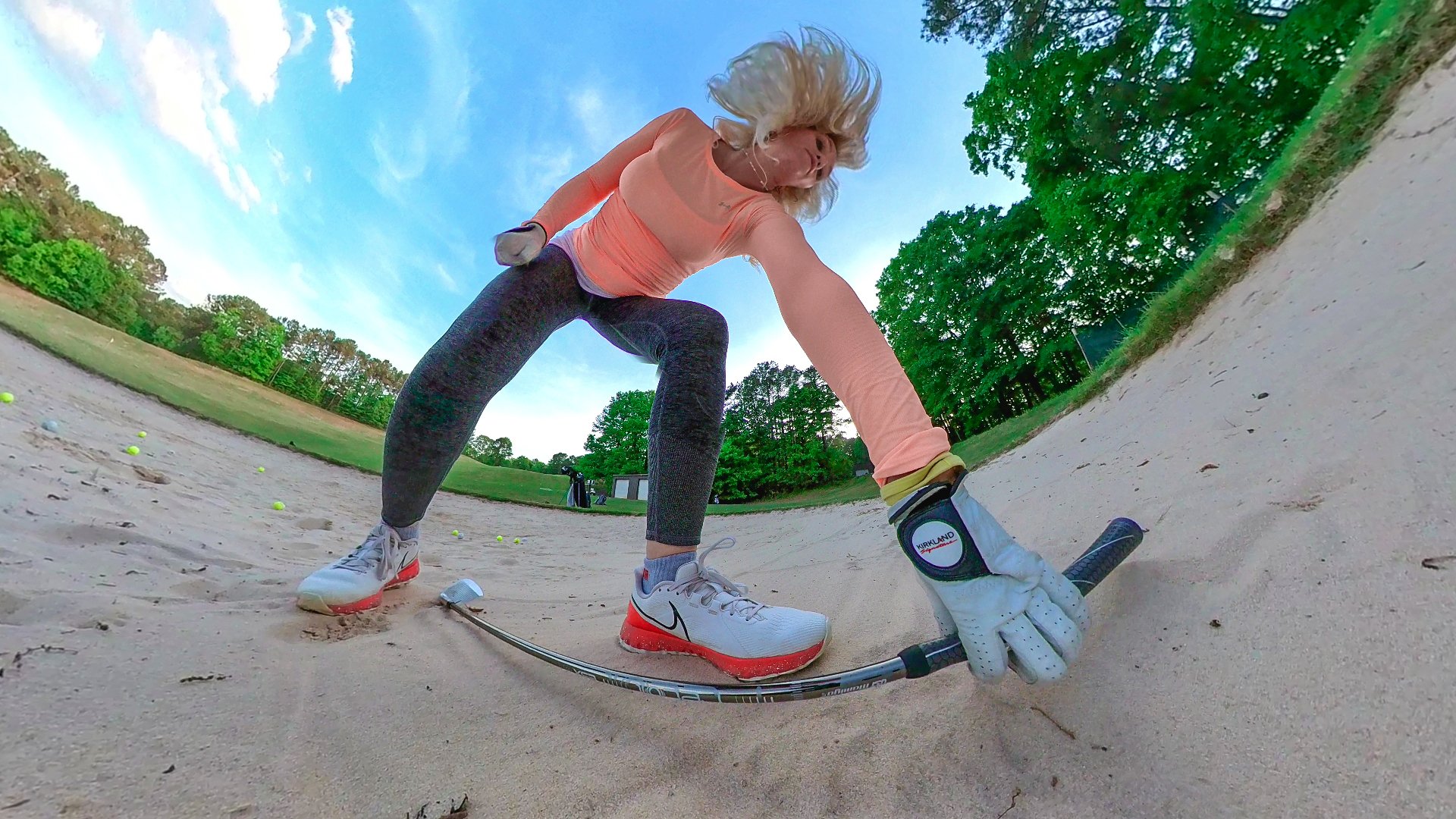 Heather - Hey! Just bending clubs with my #Costco #golfglove ...