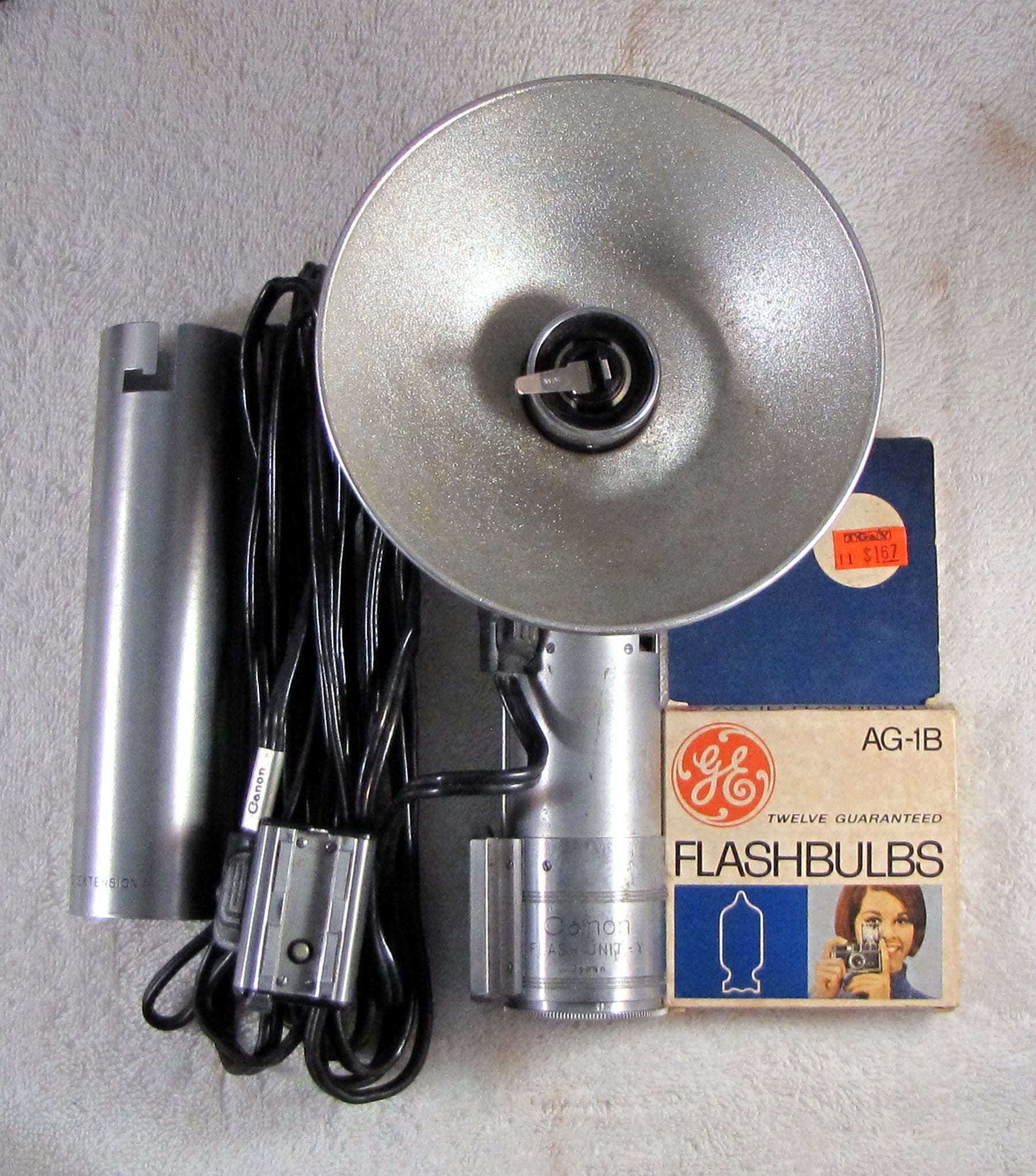 My Canon Model Y flash unit with a fair box and IB. (Edited to