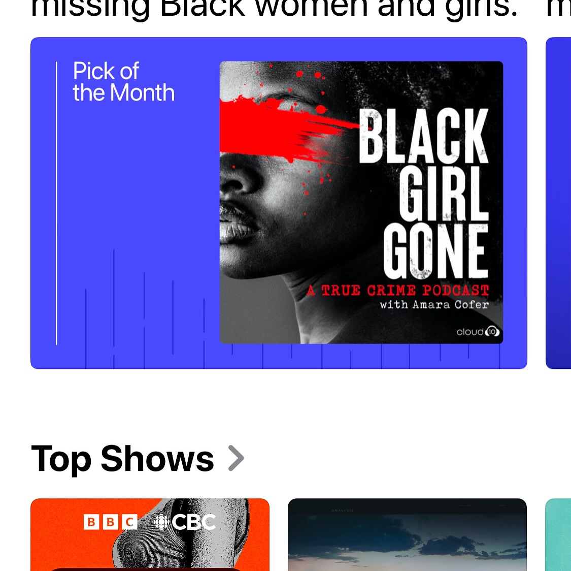 Black Girl Gone: A True Crime Podcast