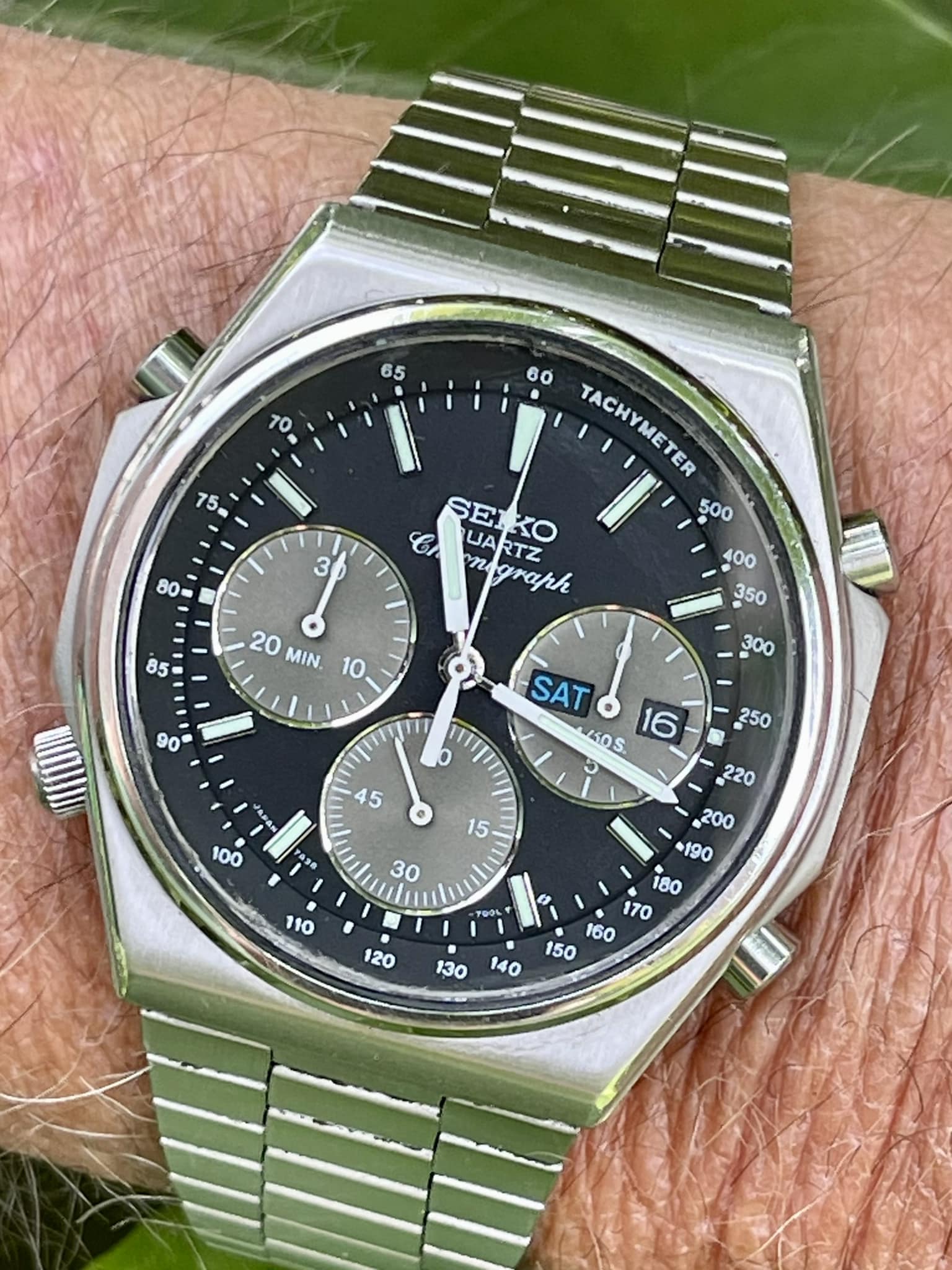 Seiko Chronograph Quartz Surf Timer | May 1985 Ref. 7A36-7000