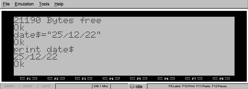 Changing date format in non-US TRS-80 Model 100 ROM