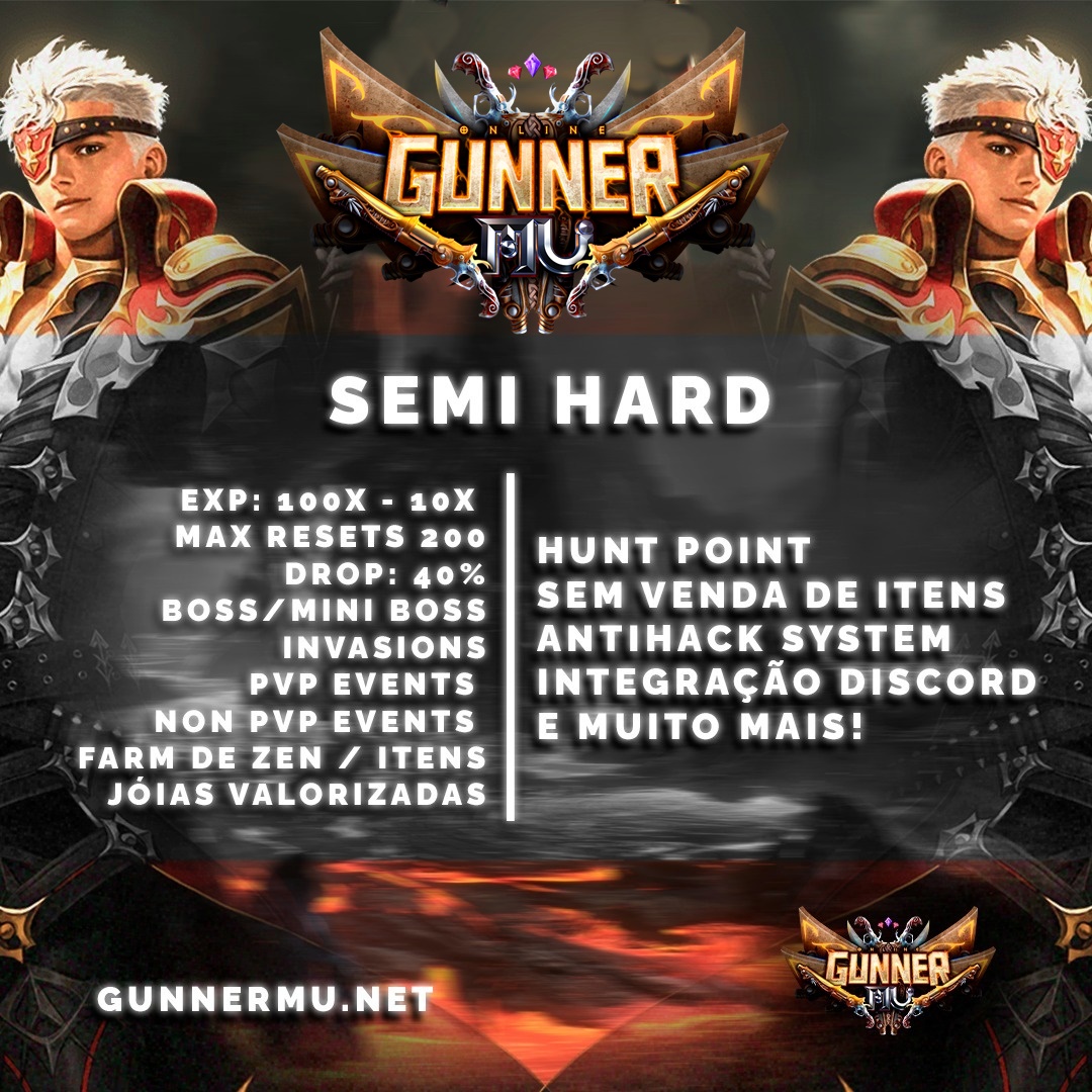 Divulgacao Livre MUONLINE | COMEÇE NO GUNNER MU SEASON 16 PARTICIPANDO ...