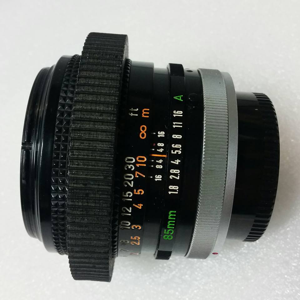 Canon FL mount 85mm f1.8 lens review