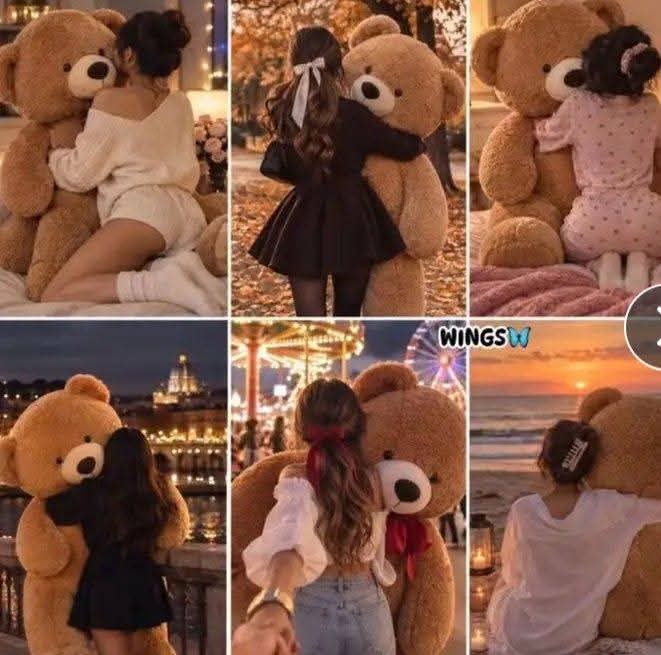 AVAILABLE Big Bear 🐻 👉🏼Semi Human size & Human size 😍 👉🏼 Cream &white ...
