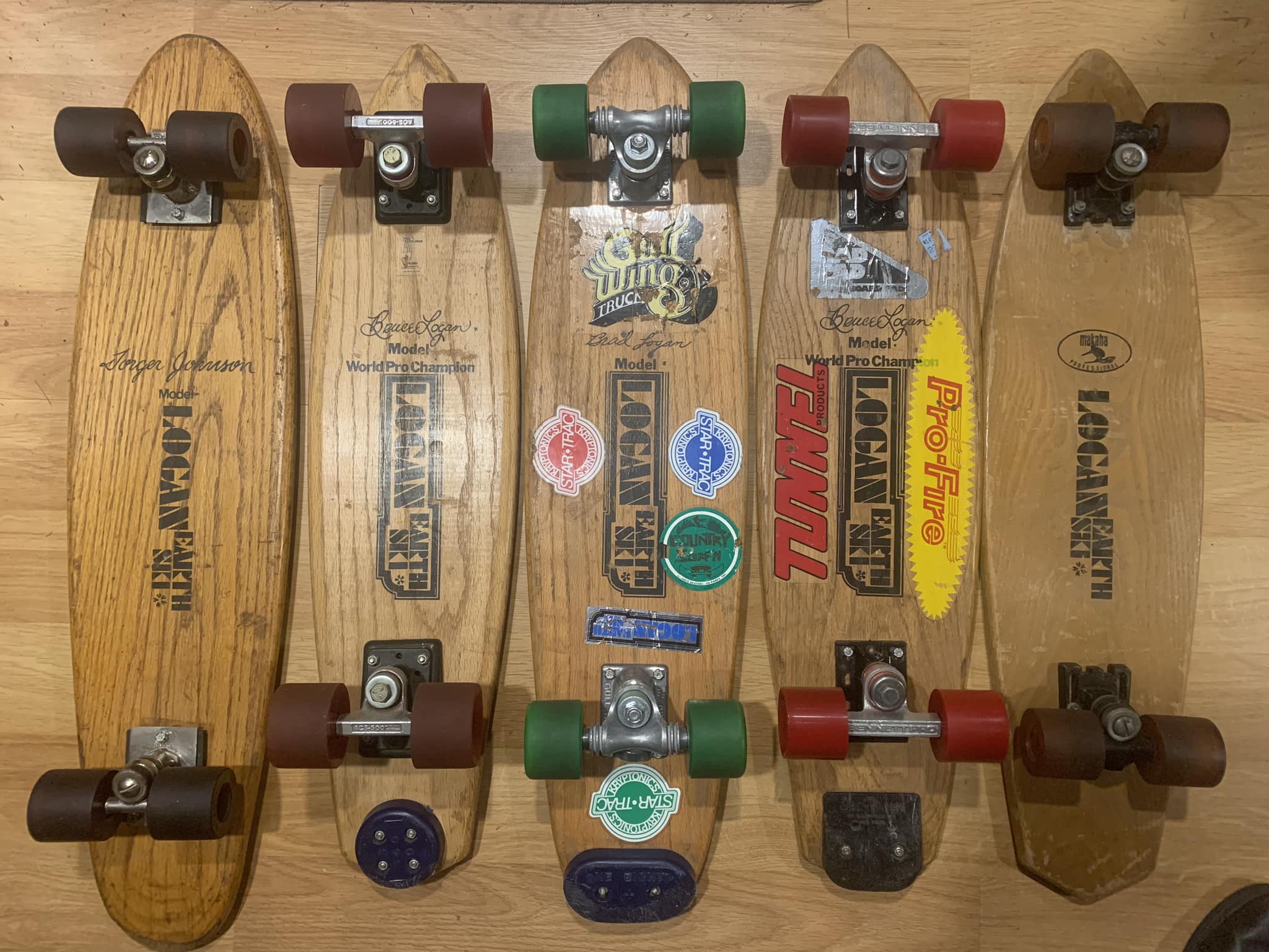 Logan family skateboards collection