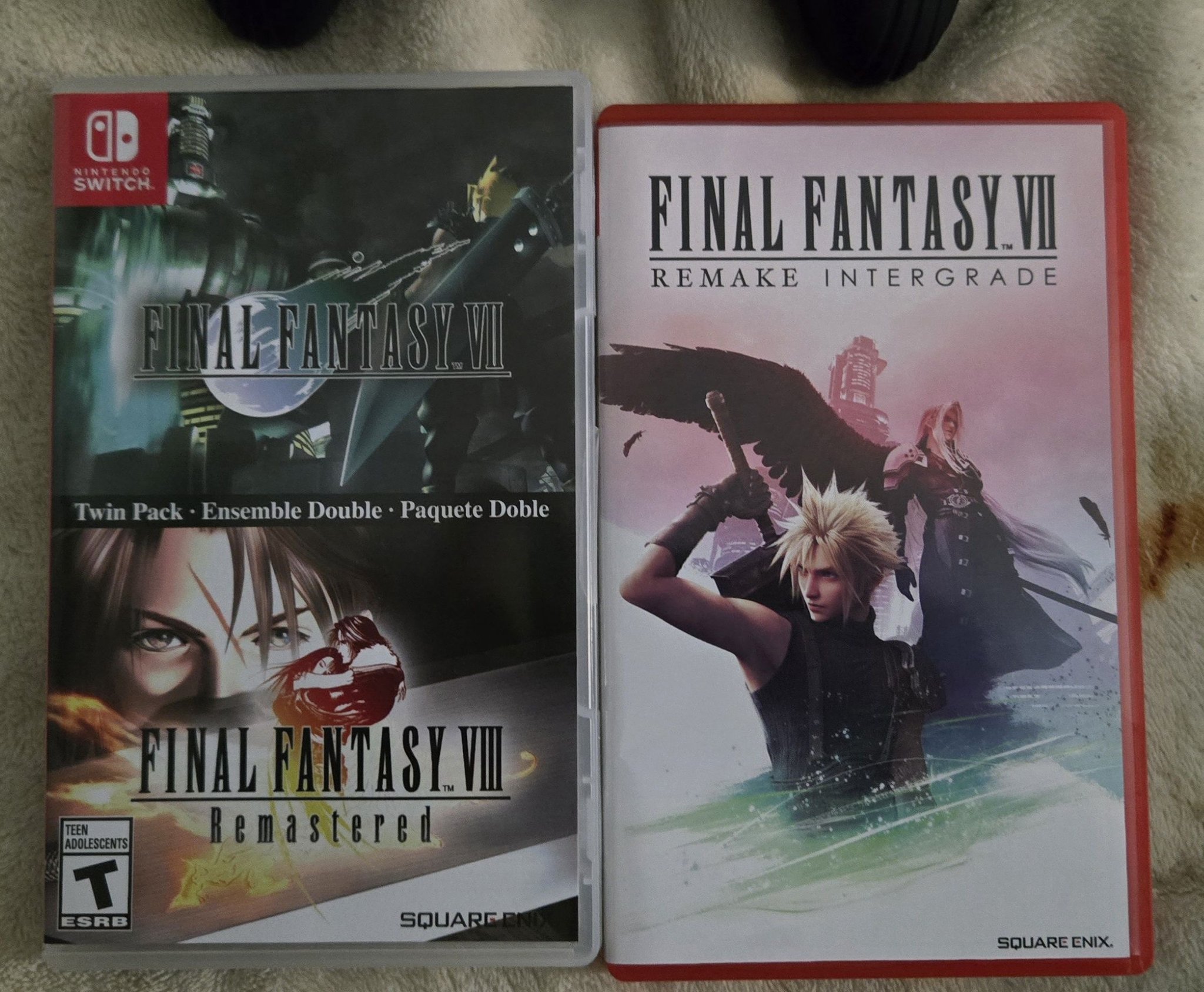 Final Fantasy VII & VIII Twin Pack Per Nintendo Switch - Versione Cartuccia Nuova E Sigillata, Edizione Doppia