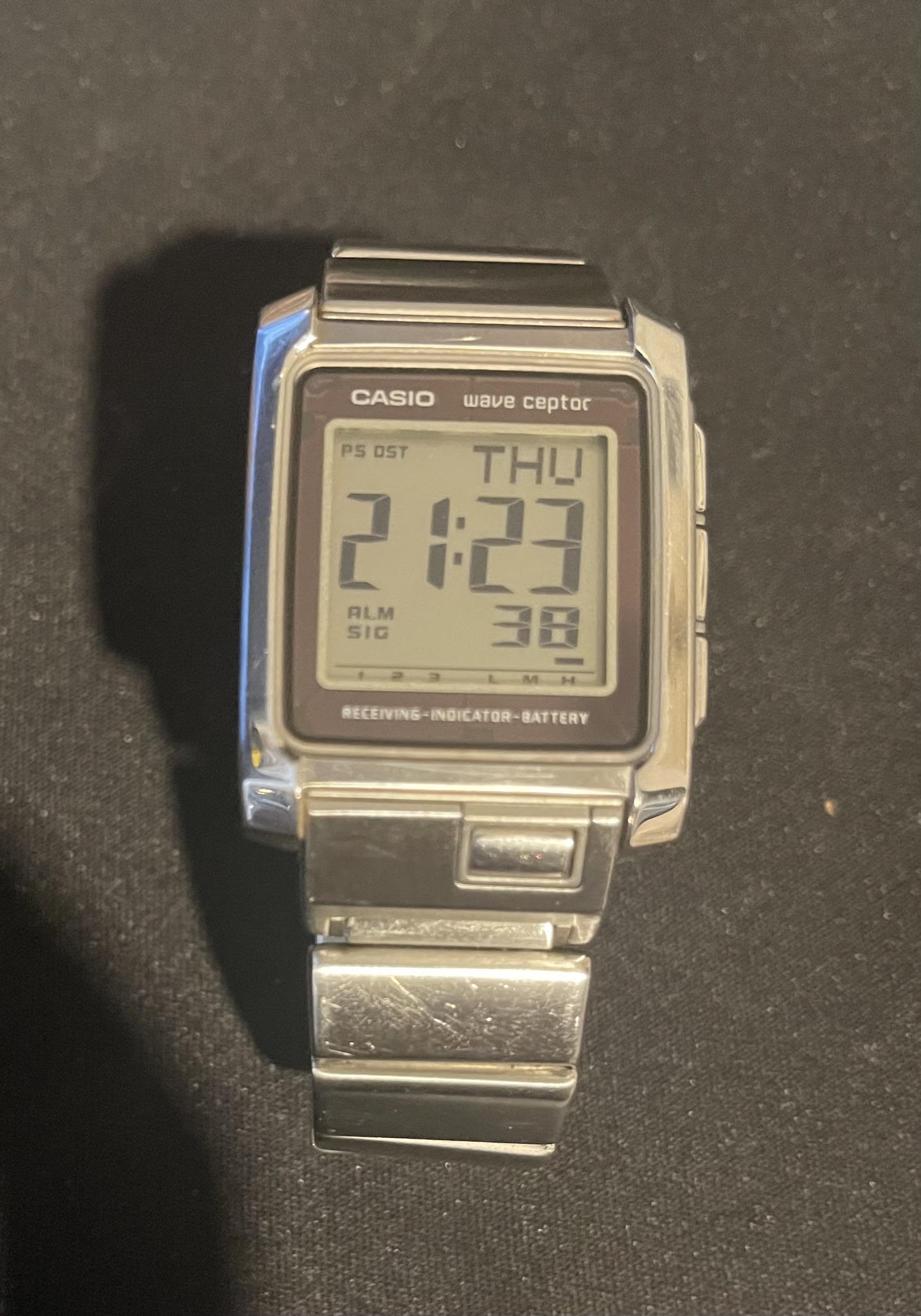 CASIO BP-300 デジタル腕時計 シルバー カシオヴィンテージ