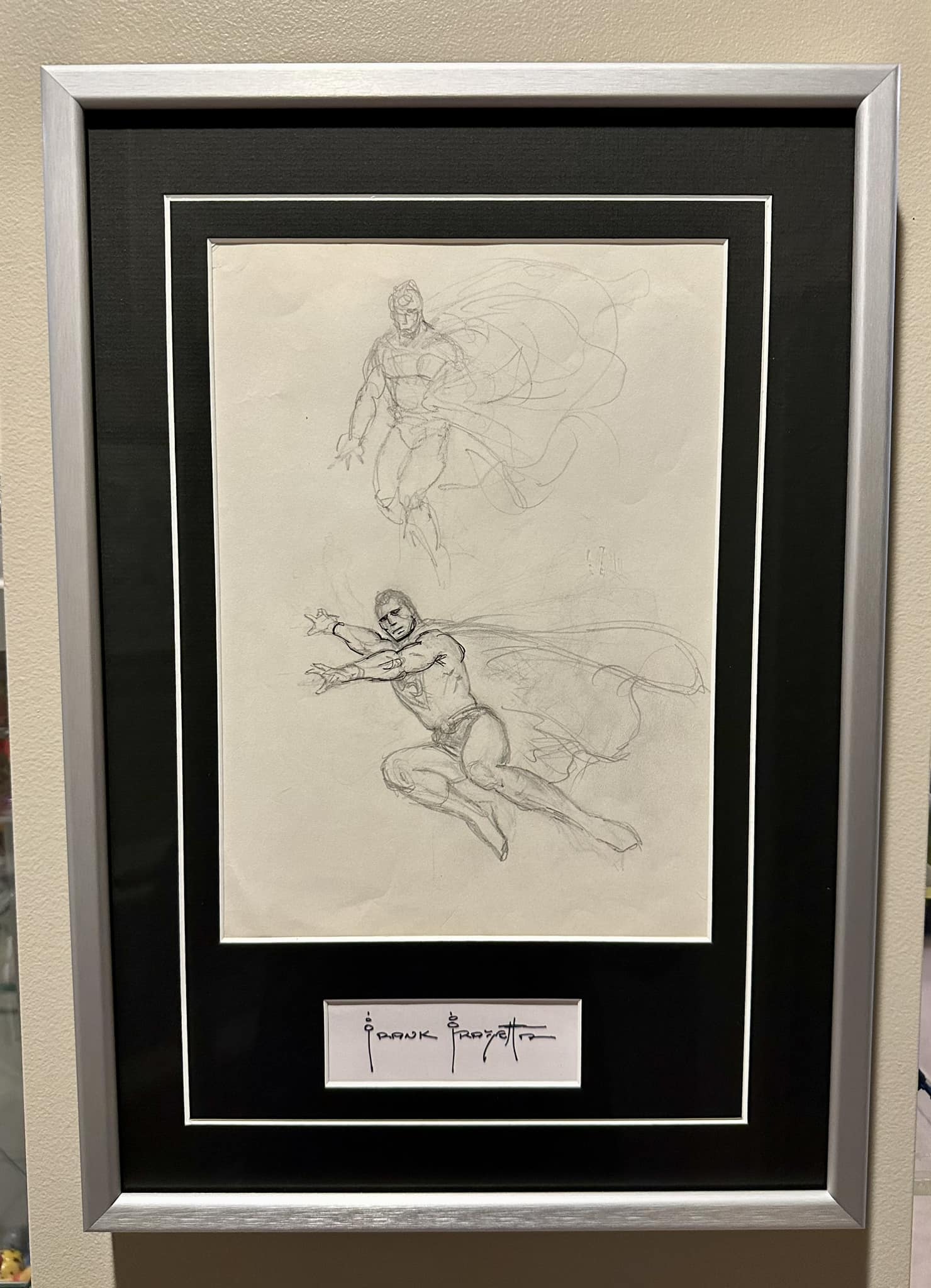 What is the memory of this Superman drawing from Heritage Auctions?