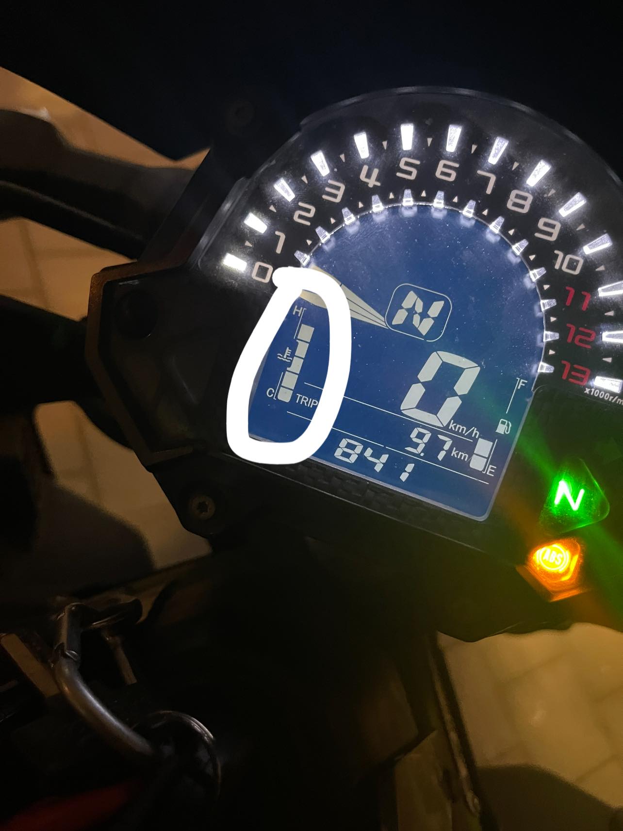 Z900 2018 Is the temperature normal?