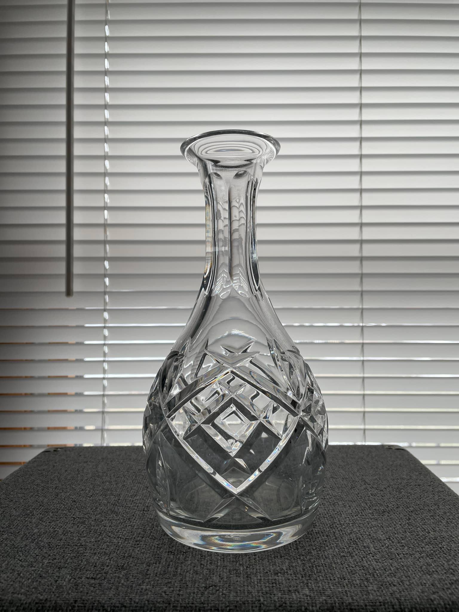 Is this a Gorham cut crystal decanter?