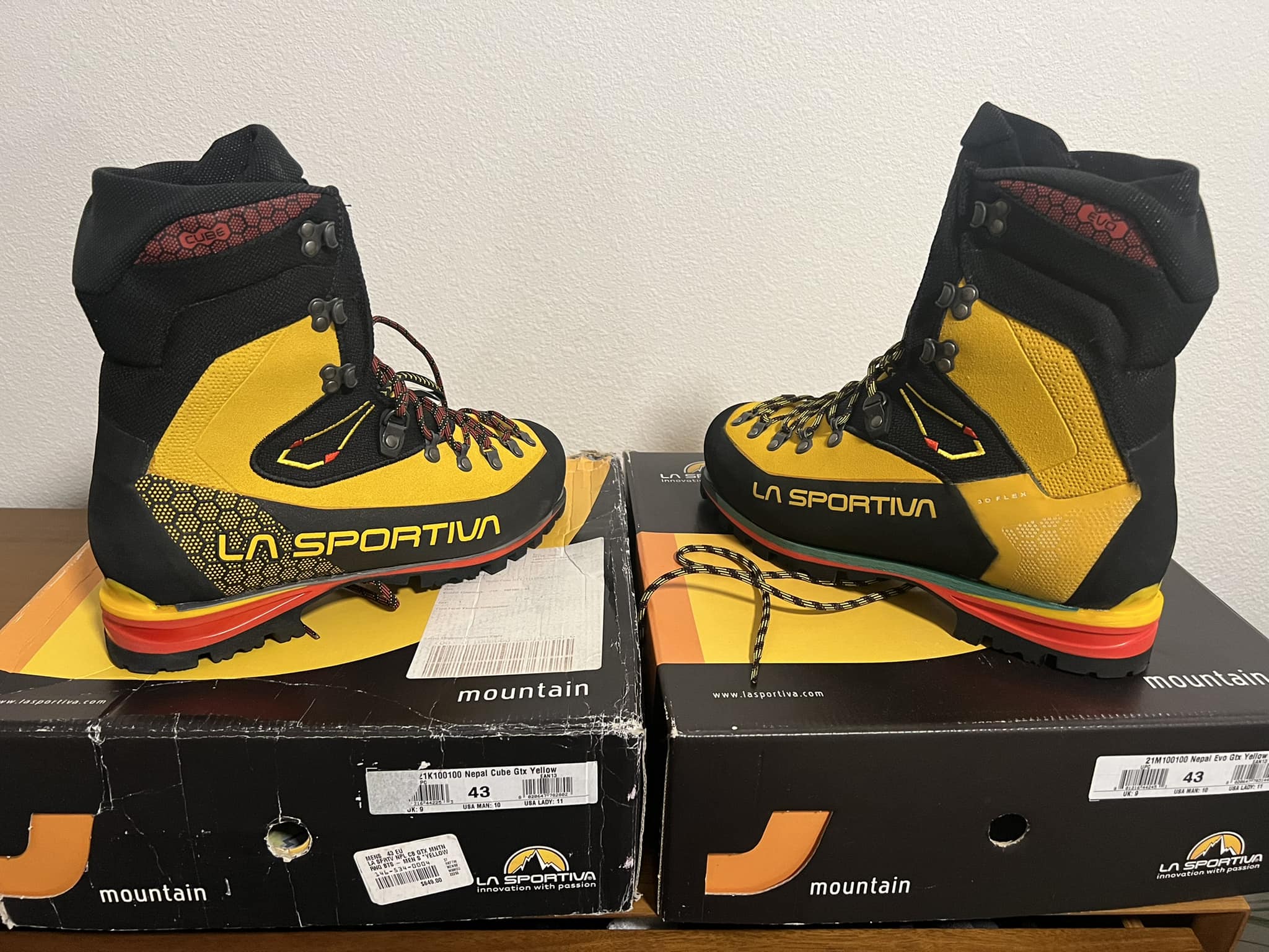 La Sportiva Nepal Evo GTX boots for ice climbing