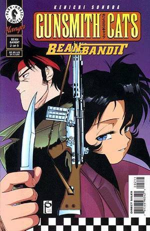 Riding Bean appearance in Gunsmith Cats comics