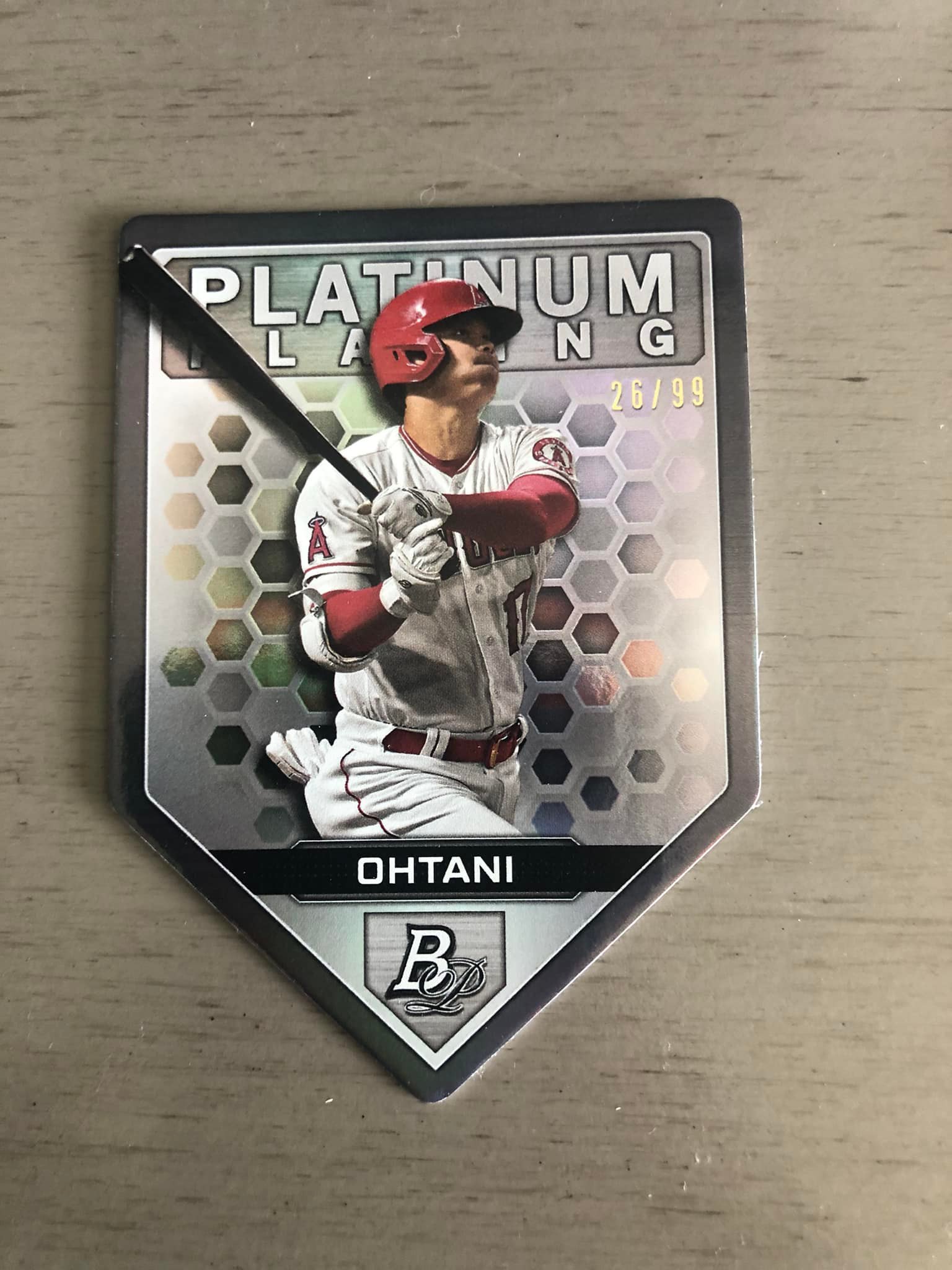 Ohtani specialty card /99 Bowman Platinum