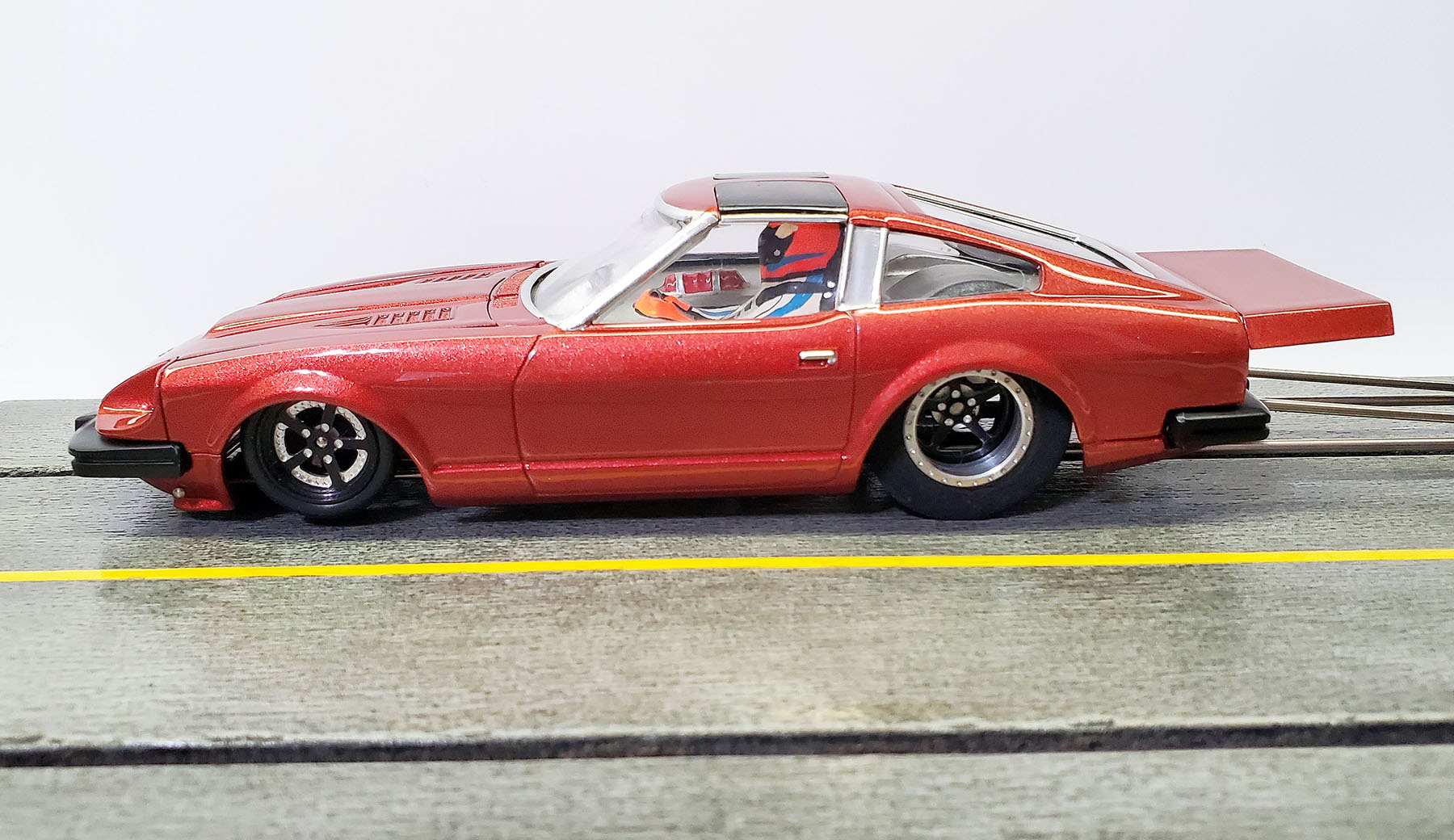 1981 Datsun 280zx pro import slot car ready for testing