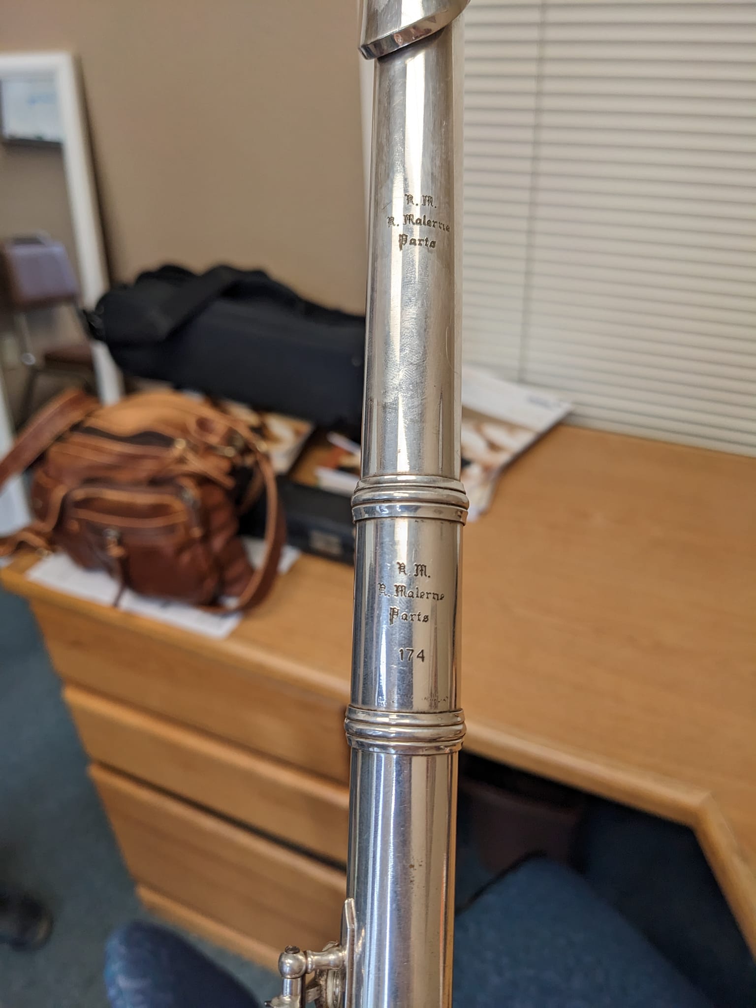 Warble Nikkan No.3 flute for sale, needs repads