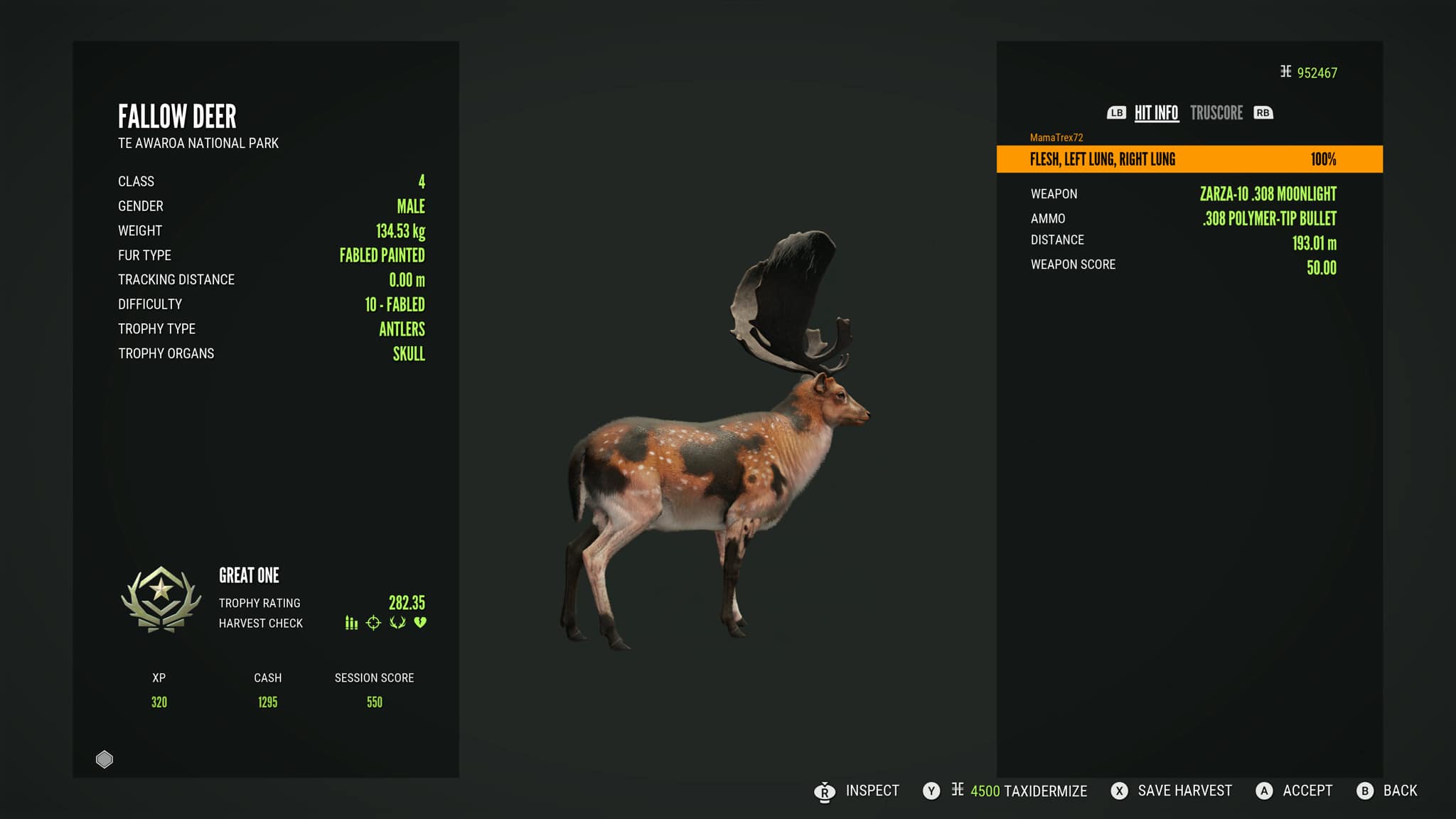 バウンティーハンターグレートワン Obtaining the First Great One in theHunter: Call of the Wild