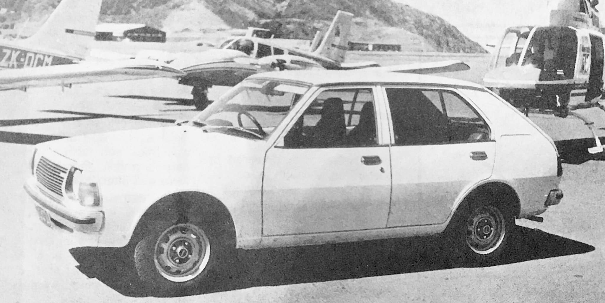 1979 Mazda 323 Estate (advert, New Zealand)