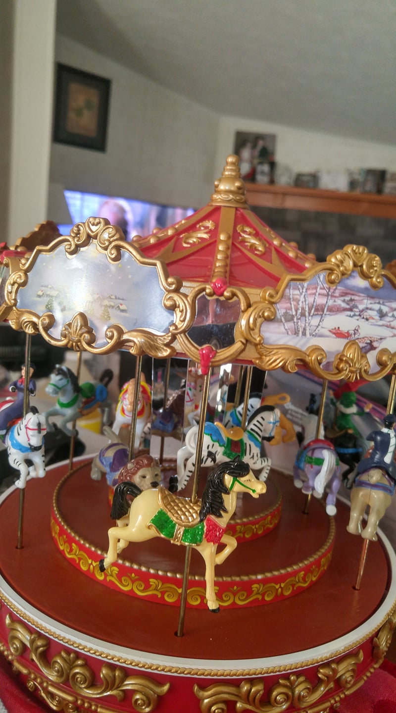 Mr. Christmas carousel magic