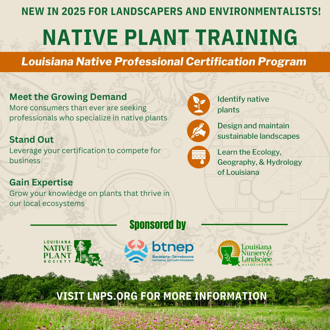 🌱 Tag and share this with... - Louisiana Native Plant Society | Facebook