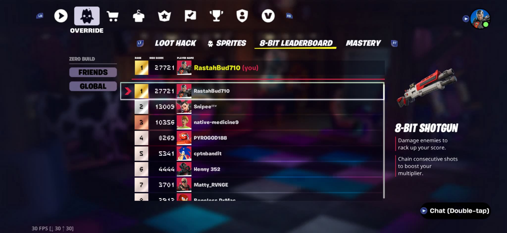 Where yall at in your 8-bit leaderboards?