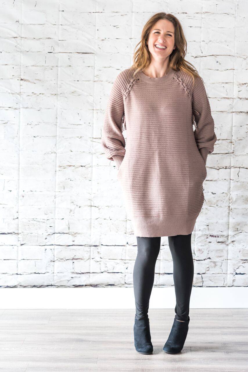 sweater dress tops Saodimallsu Womens Oversized Sweater Dress Fall V Neck Long Sleeve Ribbed  Knit Casual Loose Tunic Mini Dresses White at Amazon Women's Clothing store