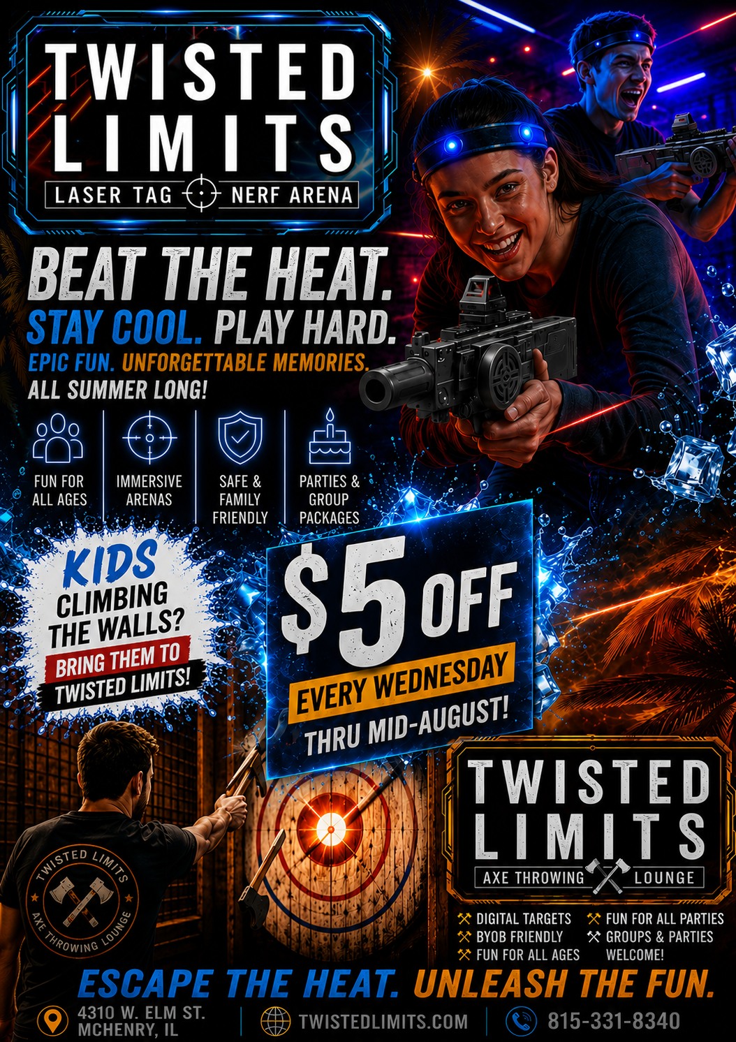 Twisted Limits Laser Tag Arena | McHenry IL