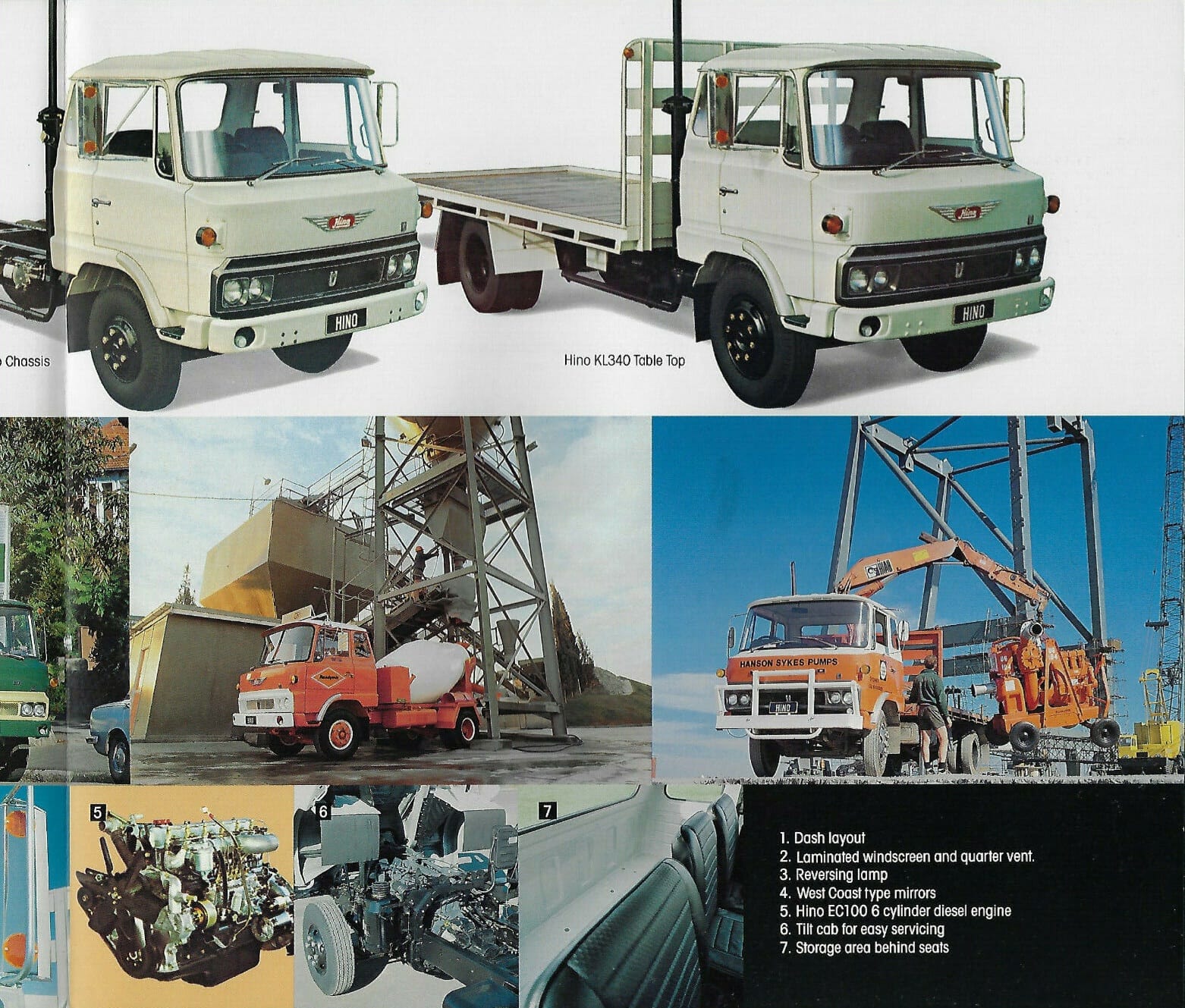 HINO KL SERIES TRUCKS BROCHURE 1979