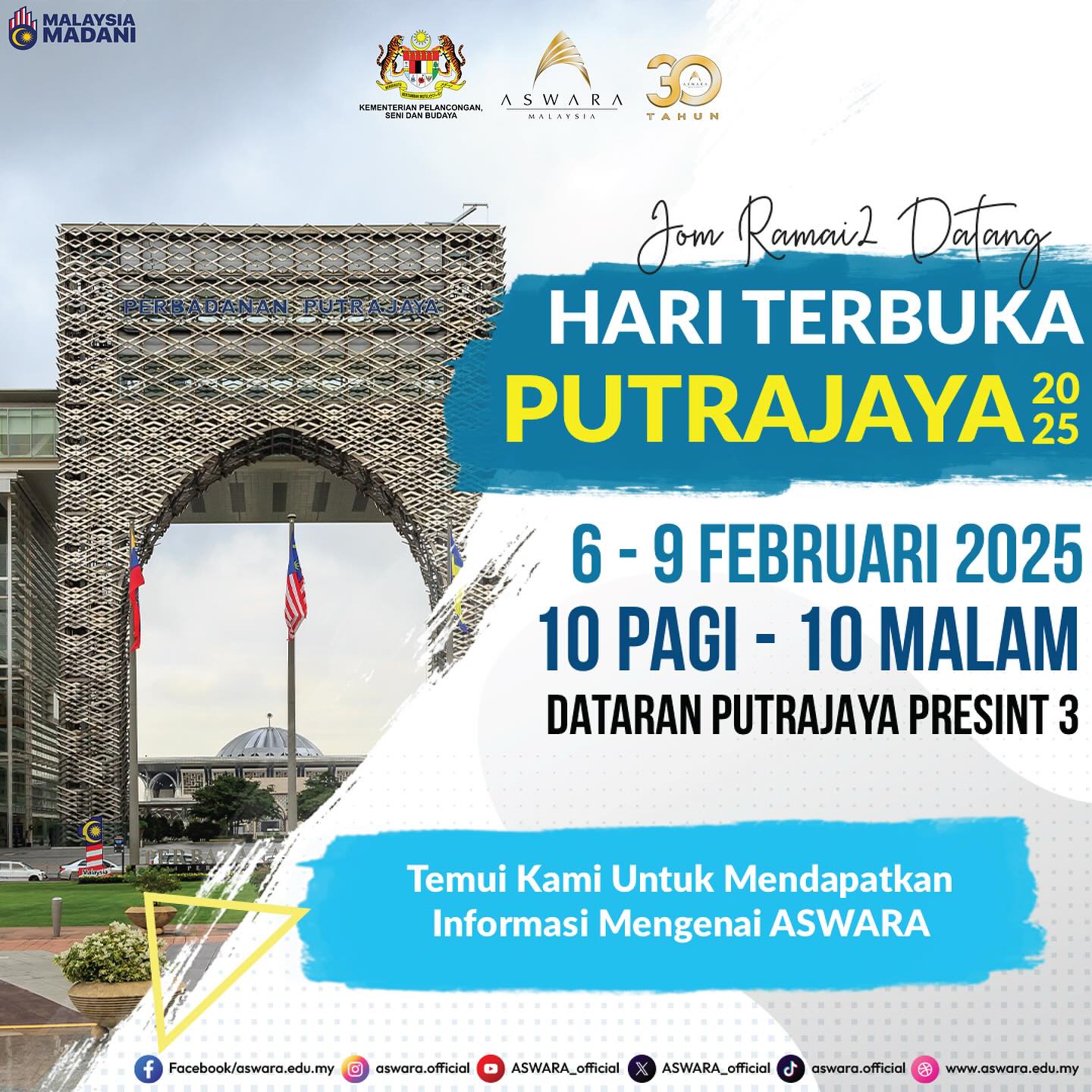 Aswara - RERUAI ASWARA SEMPENA HARI TERBUKA PUTRAJAYA 2025 Temui ASWARA ...