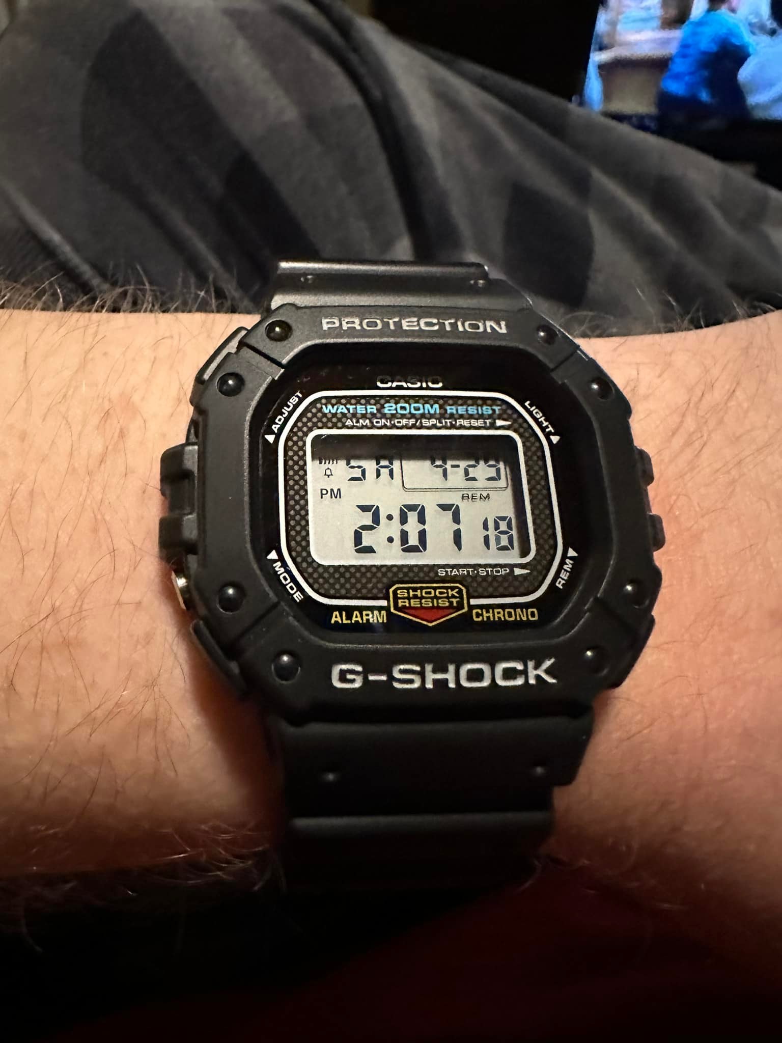 Wearing my 1994 G-Shock DW-5300 module 901 today!