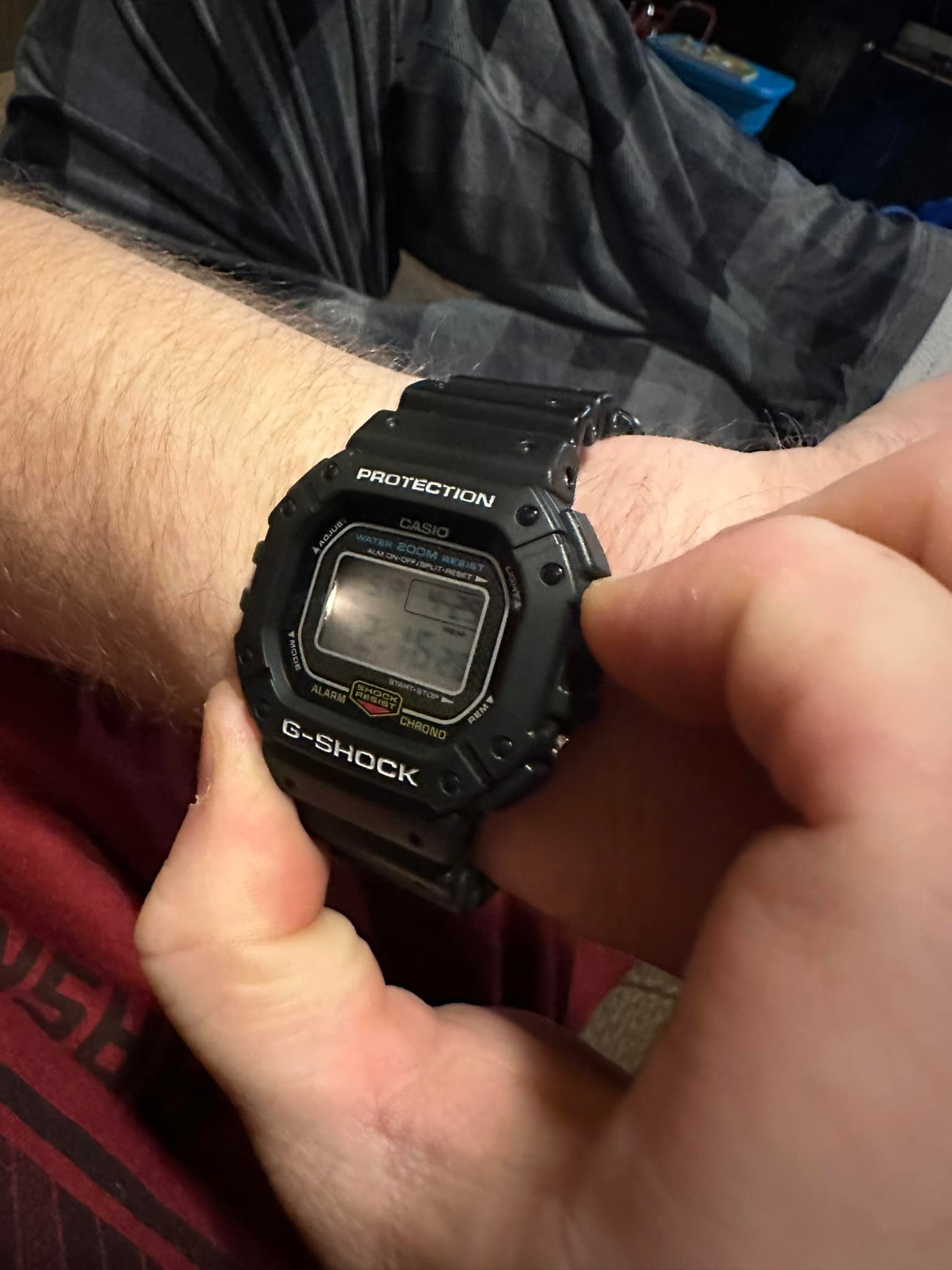 Wearing my 1994 G-Shock DW-5300 module 901 today!