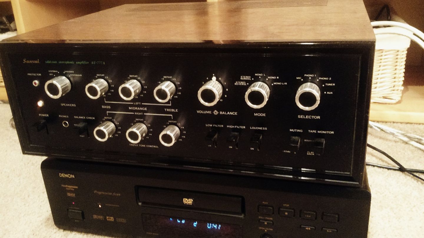 Sansui 777A tube amplifier delivers engaging sound