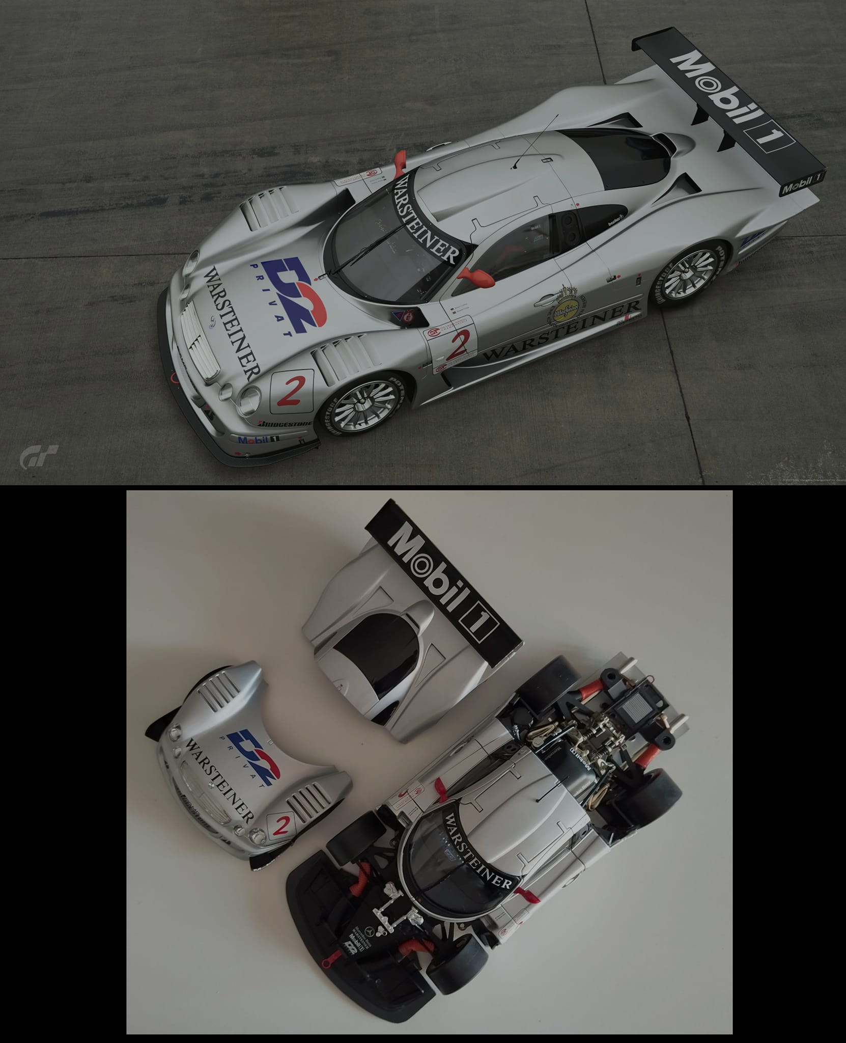 Mercedes Benz CLK-GTR FIA GT #2 '98' Champion Ludwig/Zonta AUTOart