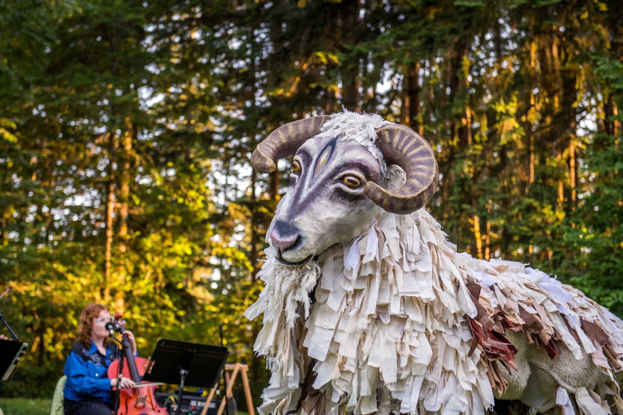 Our long-horned space-sheep! Many... - String and Shadow