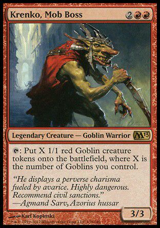 mtg mono red goblin commander deck - Aggro Burn - Modern Legal - Custom Built - Magic The Gathering - Mono Red Goblins Commander (Krenko,