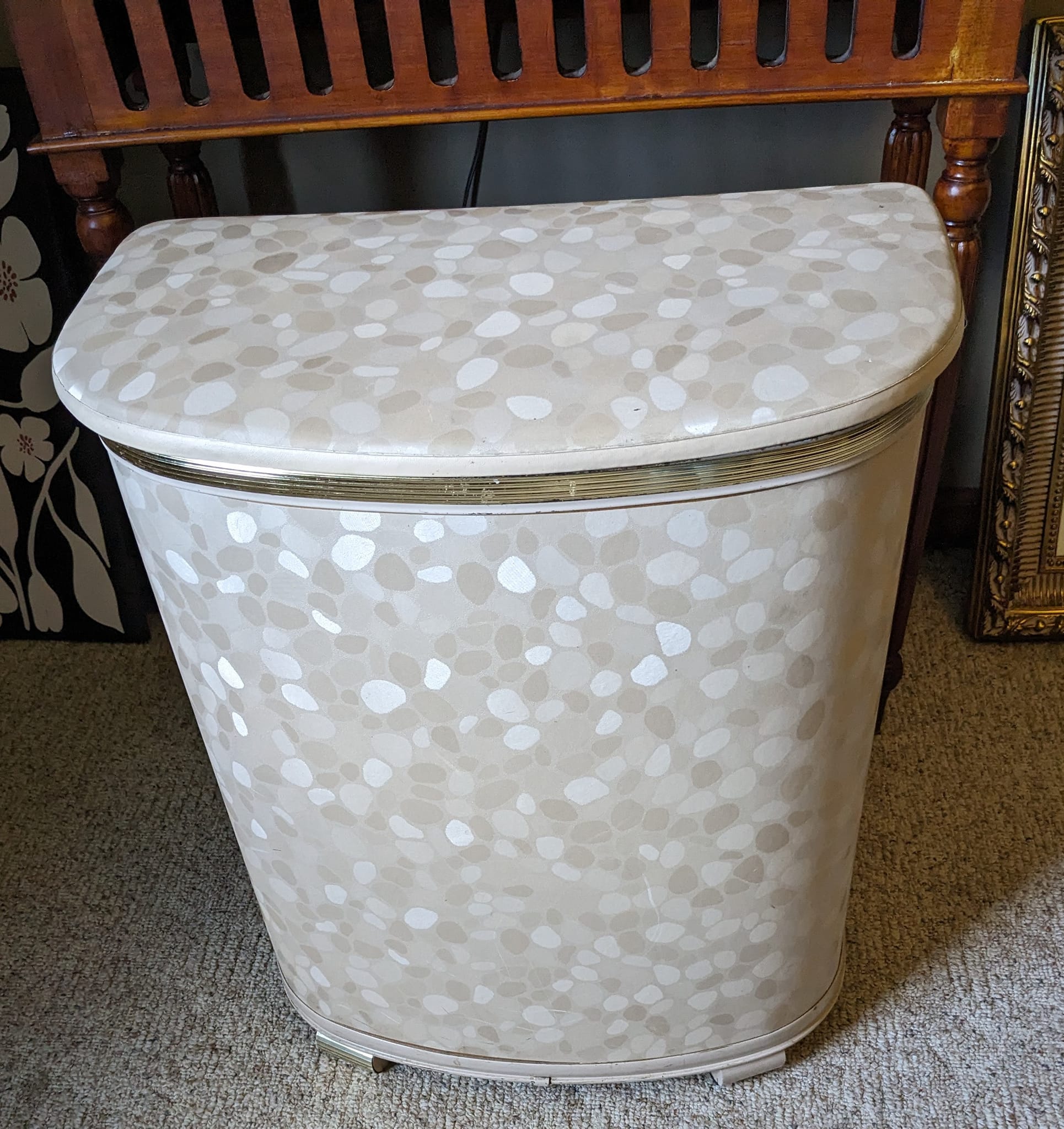 Vintage Pearl Wick Laundry Hamper Finds and Uses