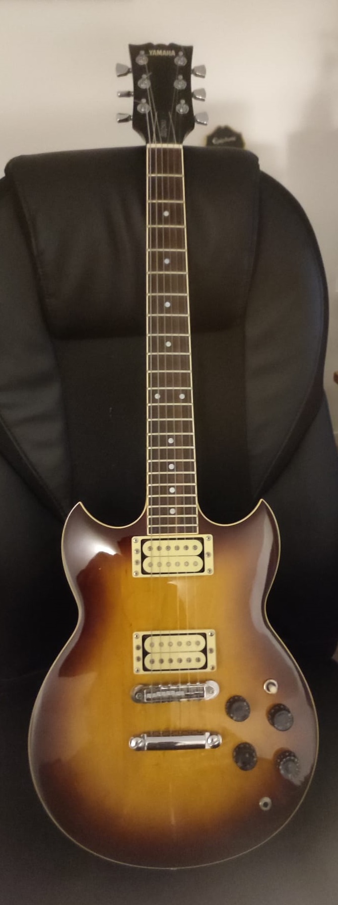 One of my favorites. Yamaha SG3. Needs some tlc.
