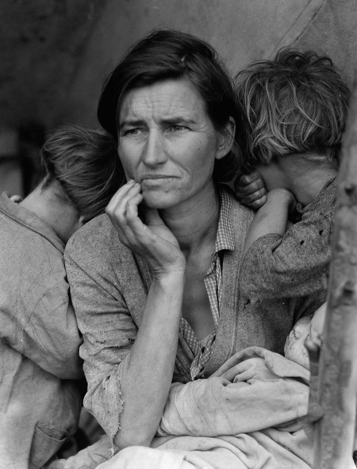 Her face became the symbol of the Great Depression. For more than