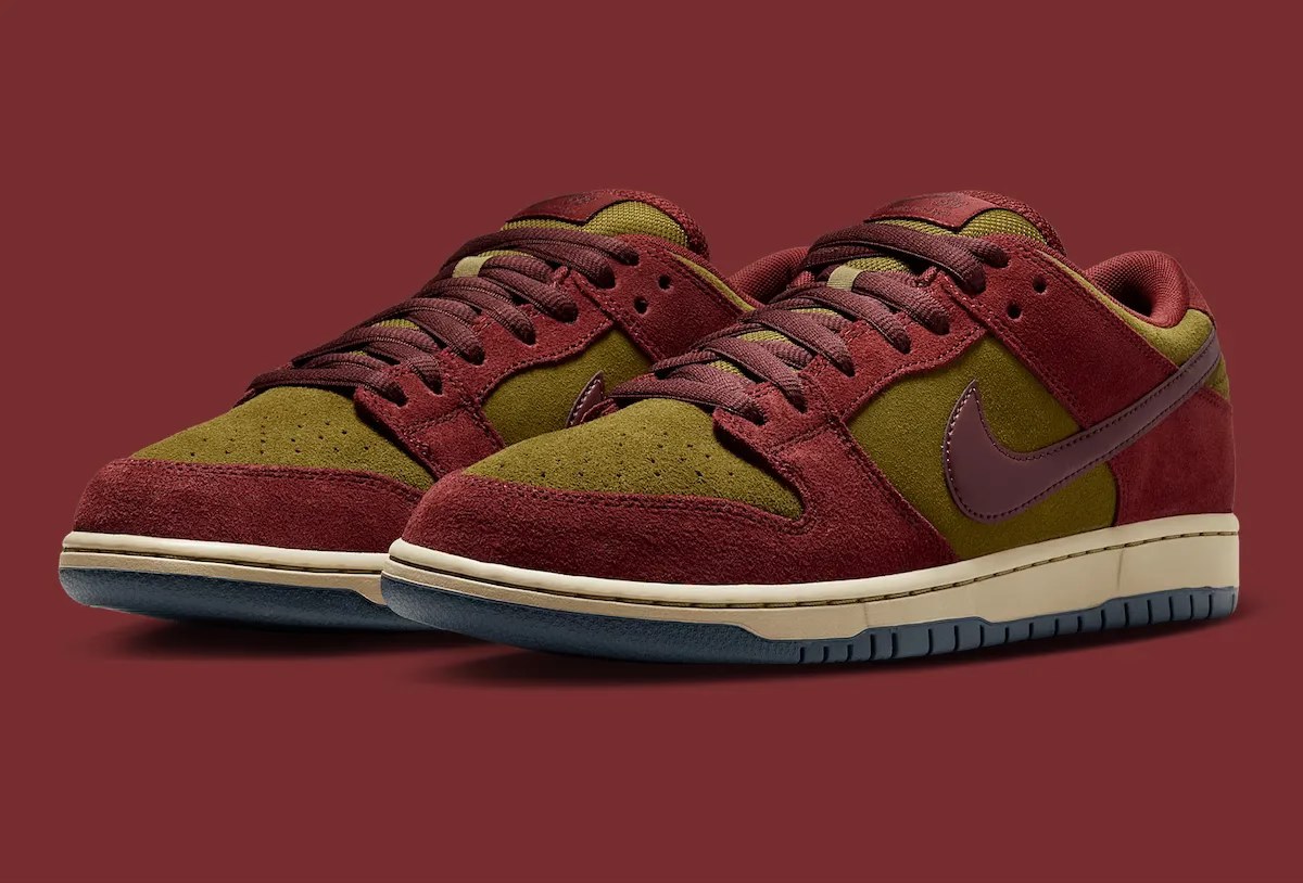 OFFICIAL PHOTOS: Nike SB Dunk Low “Dark Team Red/Olive Flak 