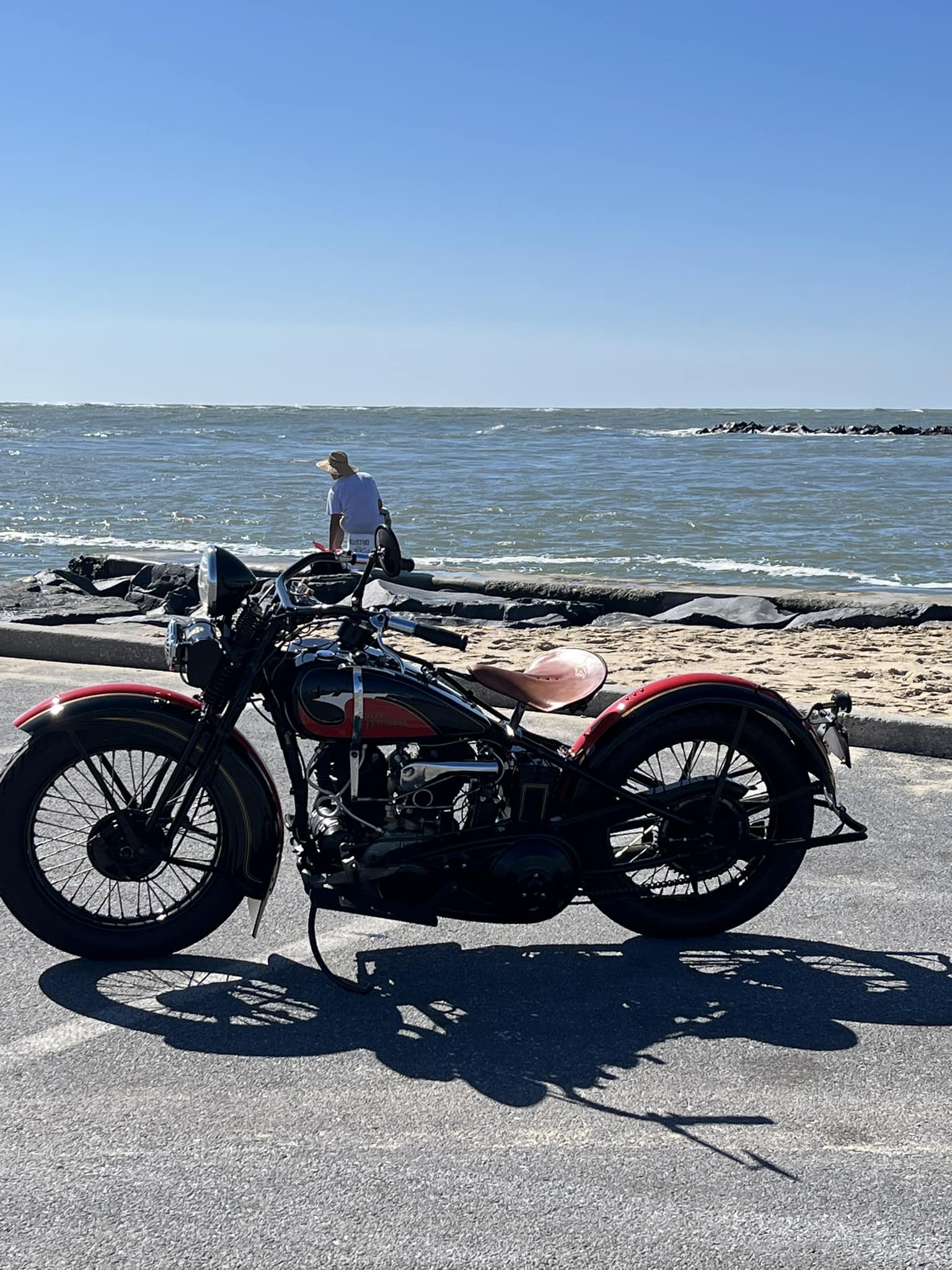 Was there with my 1933 VL Harley ,90 years old, had a great time