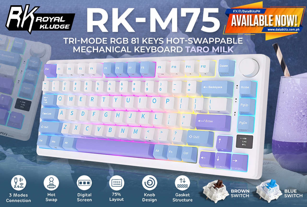 DataBlitz - SIP ON STYLE 🥛🥤⌨️ Royal Kludge RK-M75... | Facebook